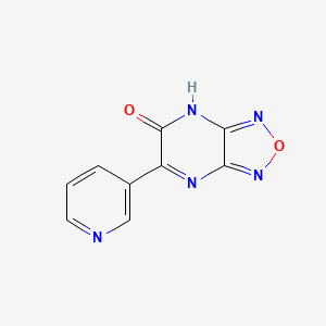 6-(Pyridin-3-yl)-[1,2,5]oxadiazolo[3,4-b]pyrazin-5-ol