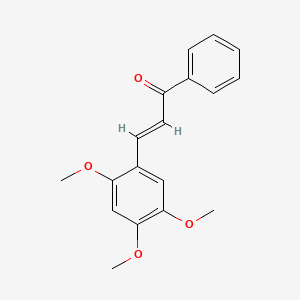 (2E)-1-phenyl-3-(2,4,5-trimethoxyphenyl)prop-2-en-1-one