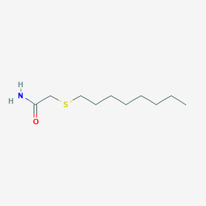 2-(Octylsulfanyl)acetamide