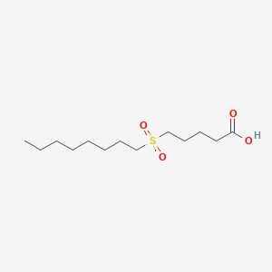 5-(Octane-1-sulfonyl)pentanoic acid