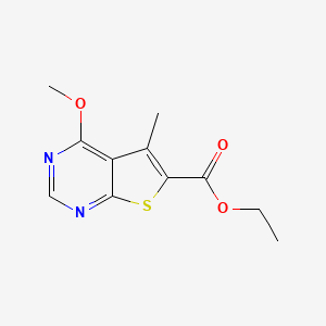 Ethyl 4-methoxy-5-methylthieno[2,3-d]pyrimidine-6-carboxylate