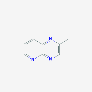 molecular formula C8H7N3 B114645 2-甲基吡啶并[2,3-b]吡嗪 CAS No. 155629-97-3