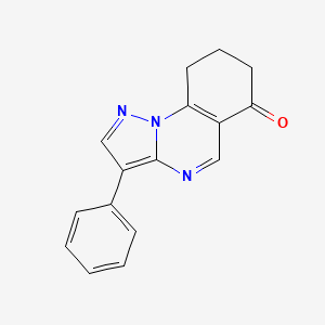 3-Phenyl-7H,8H,9H-pyrazolo[1,5-a]quinazolin-6-one