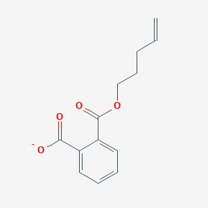 molecular formula C₁₃H₁₄O₄ B1146482 单(4-戊烯基)邻苯二甲酸酯 CAS No. 190184-82-8