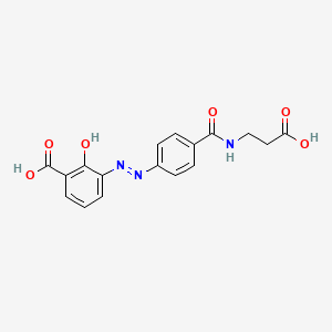 molecular formula C₁₇H₁₅N₃O₆ B1146484 巴尔沙拉嗪 3-异构体 CAS No. 1242567-09-4