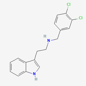 molecular formula C17H16Cl2N2 B11465062 [(3,4-Dichlorophenyl)methyl][2-(1H-indol-3-yl)ethyl]amine 