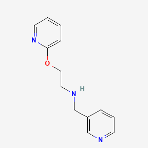 N-(3-pyridinylmethyl)-N-[2-(2-pyridinyloxy)ethyl]amine