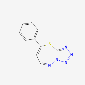 8-Phenyltetrazolo[5,1-b][1,3,4]thiadiazepine