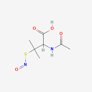 molecular formula C7H12N2O4S B1146521 S-亚硝基-N-乙酰-DL-青霉胺 CAS No. 152971-80-7