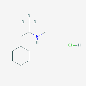 molecular formula C₁₀H₁₉D₃ClN B1146522 dl-丙基己烯丙胺-d3 盐酸盐 CAS No. 1346605-06-8