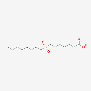 7-(Octylsulfonyl)heptanoic acid