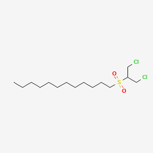 1,3-Dichloropropan-2-yl dodecyl sulfone