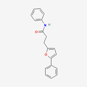 N-phenyl-3-(5-phenylfuran-2-yl)propanamide