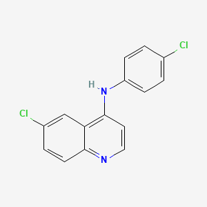 6-chloro-N-(4-chlorophenyl)quinolin-4-amine