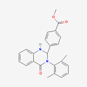 Methyl 4-[3-(2,6-dimethylphenyl)-4-oxo-1,2,3,4-tetrahydroquinazolin-2-yl]benzoate