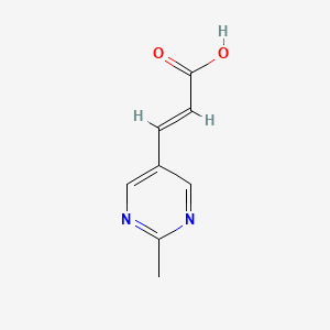 (2E)-3-(2-methylpyrimidin-5-yl)prop-2-enoic acid