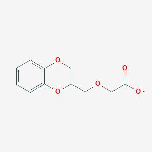 (2,3-Dihydro-1,4-benzodioxin-2-ylmethoxy)acetate