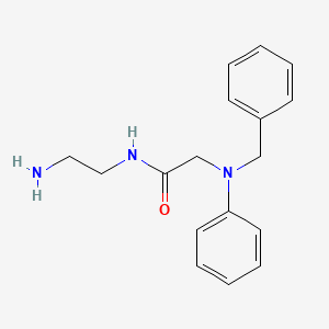 molecular formula C₁₇H₂₁N₃O B1146562 N-(2-Aminoethyl)-2-(benzyl(phenyl)amino)acetamide CAS No. 26953-37-7