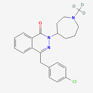 molecular formula C₂₂H₂₁D₃ClN₃O B1146578 4-[(4-氯苯基)甲基]-2-[1-(三氘代甲基)氮杂环戊-4-基]酞嗪-1-酮 CAS No. 758637-88-6