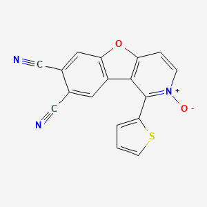 1-(Thiophen-2-yl)[1]benzofuro[3,2-c]pyridine-7,8-dicarbonitrile 2-oxide