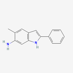 5-methyl-2-phenyl-1H-indol-6-amine