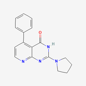 5-phenyl-2-(pyrrolidin-1-yl)pyrido[2,3-d]pyrimidin-4(3H)-one