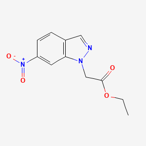 ethyl (6-nitro-1H-indazol-1-yl)acetate