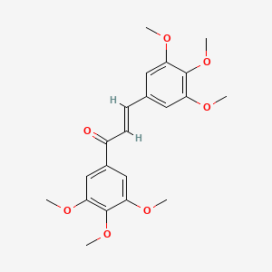 (E)-1,3-bis(3,4,5-trimethoxyphenyl)prop-2-en-1-one