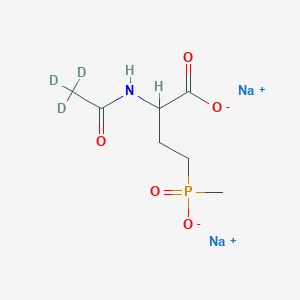 molecular formula C₇H₉D₃NNa₂O₅P B1146611 N-乙酰谷氨酰胺酸-d3 二钠盐 CAS No. 1356933-74-8