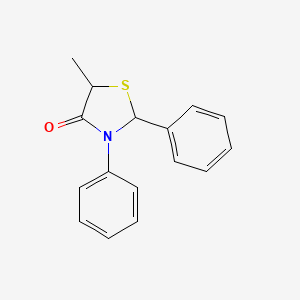 5-Methyl-2,3-diphenyl-1,3-thiazolidin-4-one