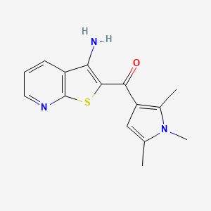 (3-aminothieno[2,3-b]pyridin-2-yl)(1,2,5-trimethyl-1H-pyrrol-3-yl)methanone