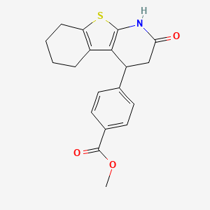 Methyl 4-(2-oxo-1,2,3,4,5,6,7,8-octahydro[1]benzothieno[2,3-b]pyridin-4-yl)benzoate