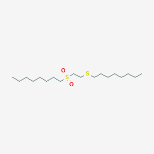 1-{[2-(Octylsulfanyl)ethyl]sulfonyl}octane