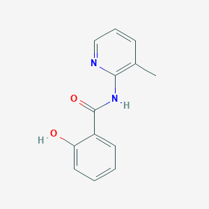 molecular formula C13H12N2O2 B11466291 2-hydroxy-N-(3-methylpyridin-2-yl)benzamide 