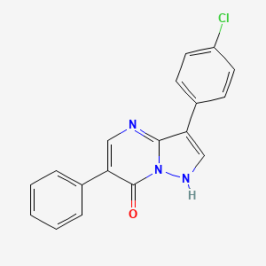 3-(4-chlorophenyl)-6-phenylpyrazolo[1,5-a]pyrimidin-7(4H)-one