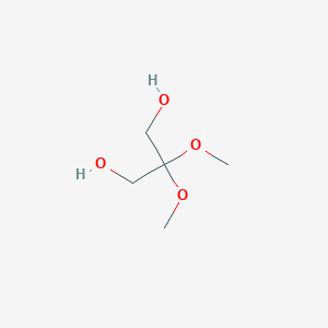 molecular formula C5H12O4 B114664 2,2-Dimethoxypropane-1,3-diol CAS No. 153214-82-5