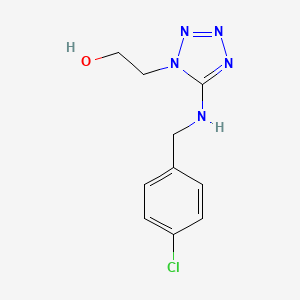 2-(5-{[(4-Chlorophenyl)methyl]amino}-1,2,3,4-tetrazol-1-yl)ethanol