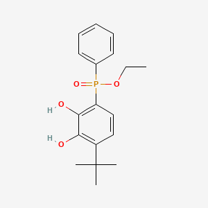 Ethyl (4-tert-butyl-2,3-dihydroxyphenyl)(phenyl)phosphinate