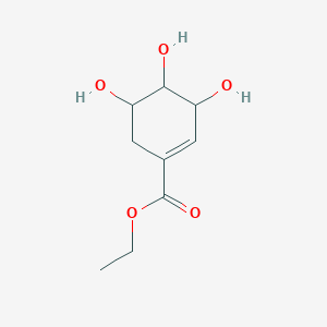 molecular formula C₉H₁₄O₅ B1146673 莽草酸乙酯 CAS No. 101769-63-5