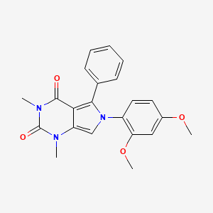 6-(2,4-dimethoxyphenyl)-1,3-dimethyl-5-phenyl-1H-pyrrolo[3,4-d]pyrimidine-2,4(3H,6H)-dione