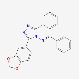 3-(1,3-Benzodioxol-5-yl)-6-phenyl[1,2,4]triazolo[3,4-a]phthalazine