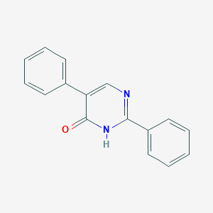 molecular formula C16H12N2O B114669 2,5-Diphenylpyrimidin-4(3H)-one CAS No. 29134-22-3