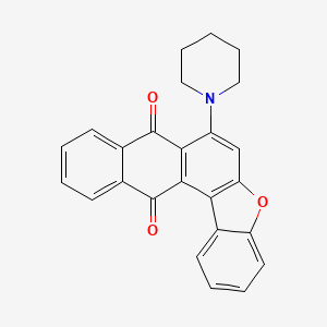 3-Piperidinoanthra[2,1-b][1]benzofuran-4,9-dione