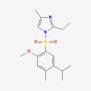 2-ethyl-1-[(5-isopropyl-2-methoxy-4-methylphenyl)sulfonyl]-4-methyl-1H-imidazole