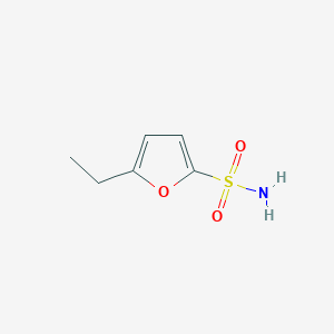 molecular formula C6H9NO3S B114672 5-乙基呋喃-2-磺酰胺 CAS No. 142294-57-3