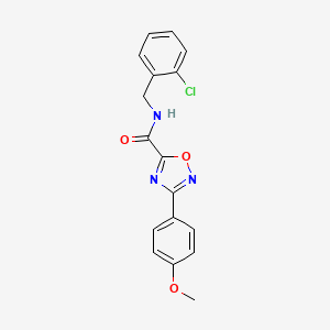 N-(2-chlorobenzyl)-3-(4-methoxyphenyl)-1,2,4-oxadiazole-5-carboxamide