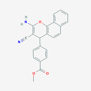 methyl 4-(2-amino-3-cyano-4H-benzo[h]chromen-4-yl)benzoate