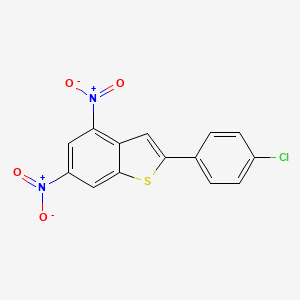 2-(4-Chlorophenyl)-4,6-dinitro-1-benzothiophene