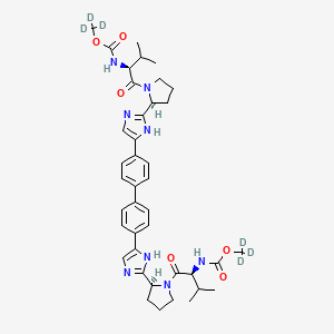 molecular formula C₂₆H₂₉D₈Cl₅N₄O₄ B1146783 美法仑二聚体-d8 二盐酸盐 CAS No. 1801709-41-0