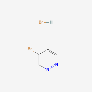 molecular formula C₄H₄Br₂N₂ B1146793 4-Bromopyridazine Hydrobromide CAS No. 1220039-64-4